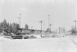 Burlington Northern diesel locomotive 4260 at Puyallup, Washington in 1972.