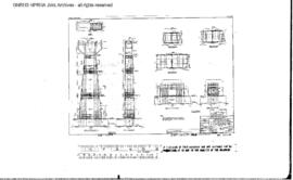 Spokane, Portland and Seattle Railway Engineering Drawing: Piers Number 1 and 2, Bridge 161.8 - A...