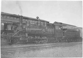 Peninsular Railway Company Steam Locomotive Number 6 at Shelton, Washington, circa 1938.