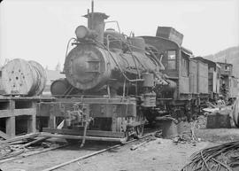 Kosmos Timber Company Steam Locomotive at Kosmos, Washington, circa 1948.