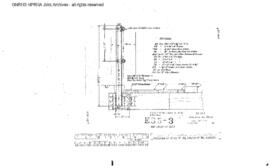 Spokane, Portland and Seattle Railway Engineering Drawing: Sidewalk on Truss, Bridge E35.3 - Tual...