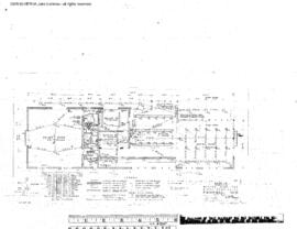 Great Northern Engineering Drawing, Depot at Edmonds, Washington, 1956