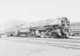 Northern Pacific steam locomotive 5100 at Garrison, Montana, in 1952.