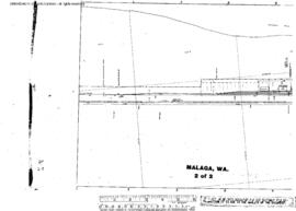 Plat Map of Great Northern Facilities at Malaga, Washington, 1915