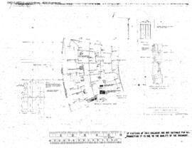Spokane, Portland, and Seattle Railway Engineering Drawing, Roundhouse at Vancouver, Washington, ...