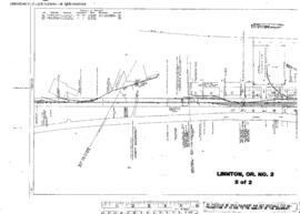 Plat Map of Spokane, Portland, and Seattle Railway Facilities at Linnton, Oregon, 1963