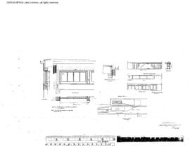 Northern Pacific Engineering Drawing, Freight House at New Westminster, British Columbia, 1916