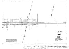 Plat Map of Northern Pacific Facilities at Oso, Washington, 1917