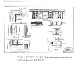 Spokane, Portland, and Seattle Railway Engineering Drawing, Freight Office at Eugene, Oregon, 1966