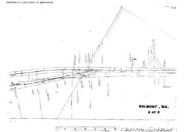 Plat Map of Northern Pacific Facilities at Belmont, Washington, 1932