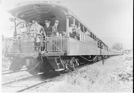 Chicago, Milwaukee, St. Paul & Pacific Railroad Company observation car in 1941.