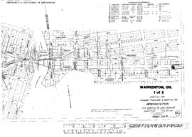 Plat Map of Spokane, Portland, and Seattle Railway Facilities at Warrenton, Oregon, 1915