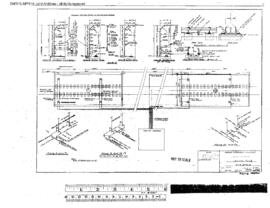 Great Northern Engineering Drawing, Locomotive Washing Facilities at Havre, Montana, 1968