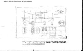 Northern Pacific Engineering Drawing: Plan Pier/Abutment, Bridge 52, West of Craver, Montana, und...