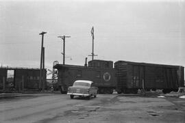 Northern Pacific Caboose, Bellingham, Washington, undated