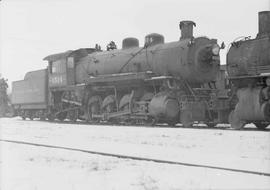 Northern Pacific steam locomotive 1514 at Brainerd, Minnesota, in 1950.