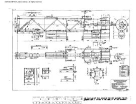 Northern Pacific Engineering Drawing, Sanding Tower - Ogle at Parkwater, Washington, 1957