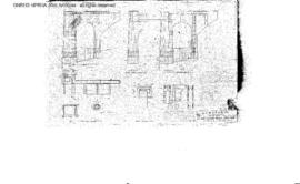 Milwaukee Road Engineering Drawing: Detail of East Abutment, Bridge 2153.8 - Cedar River, West of...