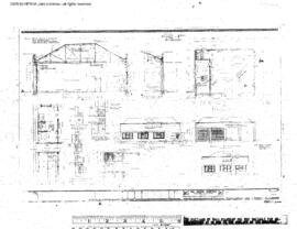 Northern Pacific Engineering Drawing, Northern Pacific Transport Garage, Occidental Avenue at Sta...