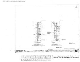 Great Northern Engineering Drawing, Yard Office at Interbay, Washington, 1967