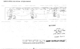 Northern Pacific Engineering Drawing: General Plan, Bridge 206 (159) - Missouri River, West of To...