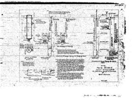 Northern Pacific Engineering Drawing, Water Station at Paradise, Montana, undated