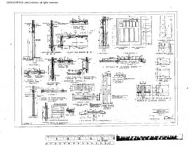 Great Northern Engineering Drawing, Depot at Bieber, California, 1931