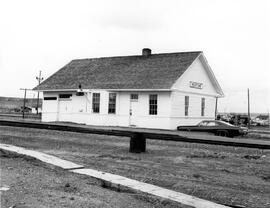 Great Northern Depot at Redstone, Montana, 1965 or later
