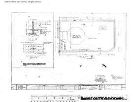 Burlington Northern Engineering Drawing, Unnamed Structure at Portland, Oregon, 1980