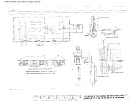 Spokane, Portland, and Seattle Railway Engineering Drawing, Restaurant at Wishram, Washington, 1947