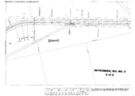 Plat Map of Great Northern Facilities at Skykomish, Washington, 1965