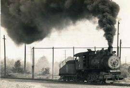 Great Northern Railway steam locomotive 6 at Interbay, Washington, undated.