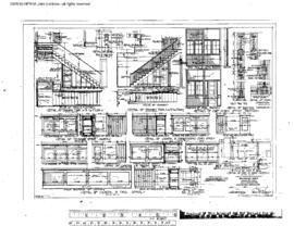 Great Northern Engineering Drawing, Depot at Whitefish, Montana, 1928