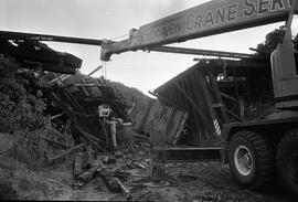 Burlington Northern accident at Ruston, Washington in 1972.