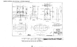 Spokane, Portland and Seattle Railway Engineering Drawing: Pier Details, Bridge E43.4 - Willamett...
