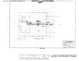 Great Northern Engineering Drawing, Yard Office at Interbay, Washington, 1959