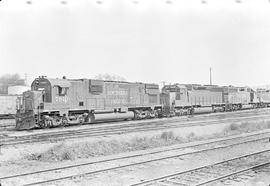 Southern Pacific diesel locomotive 7810 at Auburn, Washington in 1970.