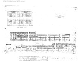 Spokane, Portland, and Seattle Railway Engineering Drawing, Freight Houses at Portland, Oregon, 1906