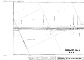 Plat Map of Great Northern Facilities at Libby, Montana, undated