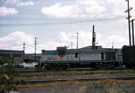 Spokane, Portland and Seattle Railway diesel locomotive 97 (undated).