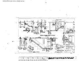 Northern Pacific Engineering Drawing, Depot at Paradise, Montana, 1944
