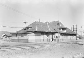 Burlington Northern station at Auburn, Washington, on September 2, 1970.