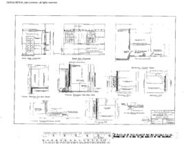 Spokane, Portland, and Seattle Railway Engineering Drawing, Freight Office at Eugene, Oregon, 1958