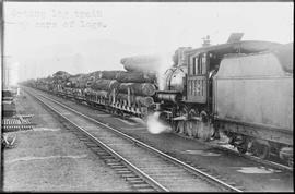 Northern Pacific steam locomotive 62 at Orting, Washington circa 1923.