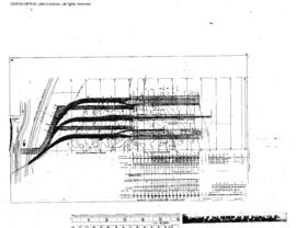 Great Northern Engineering Drawing, Docks and Warehouses at Burrard Inlet at Vancouver, British C...