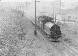 Chicago, Milwaukee, St. Paul & Pacific Railroad Company electric locomotive number E-4 at Tac...