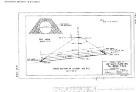 Burlington Northern Engineering Drawing: 108 Inch Multi Plate Pipe, Culverts, undated