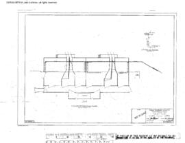 Great Northern Engineering Drawing, Stockyard at Kalispell, Montana, 1959