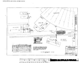 Northern Pacific Engineering Drawing, Engine House at East Lewiston, Idaho, 1963