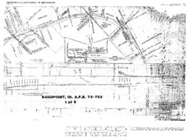 Plat Map of Burlington Northern Facilities at Sandpoint, Idaho, undated